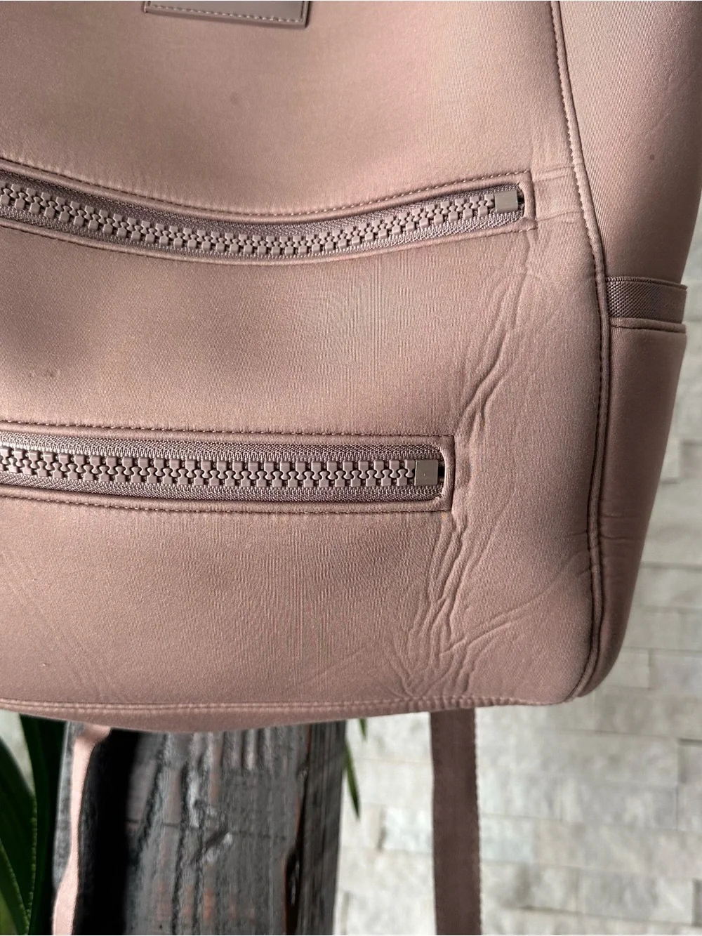 Dagne Dover Indi Diaper Bag Backpack Dune Tan/Brown